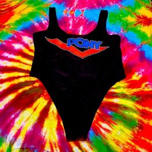 Medium PONY brand one piece swimsuit